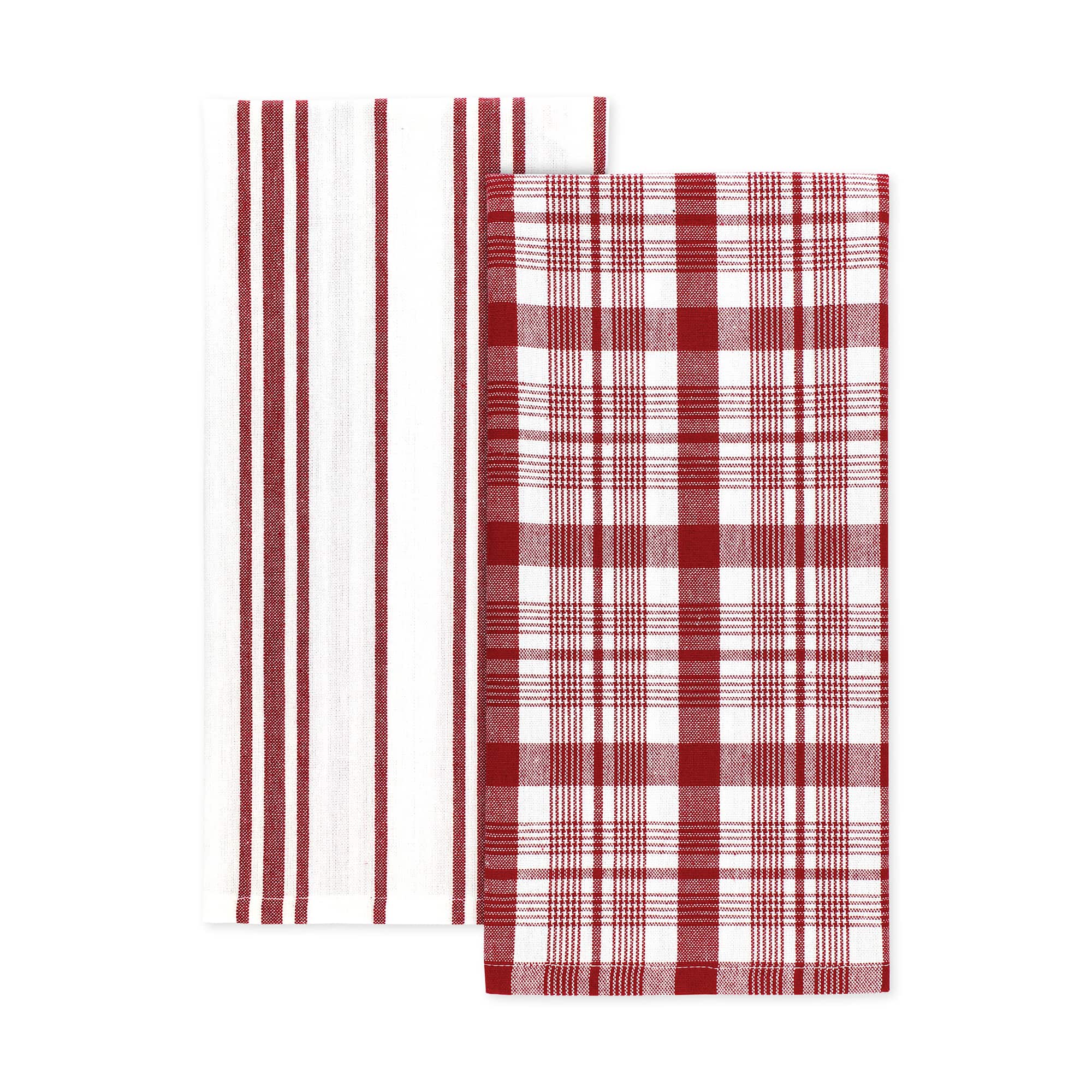 MUkitchen Cabernet Farmhouse Tea Towels, 2ct.